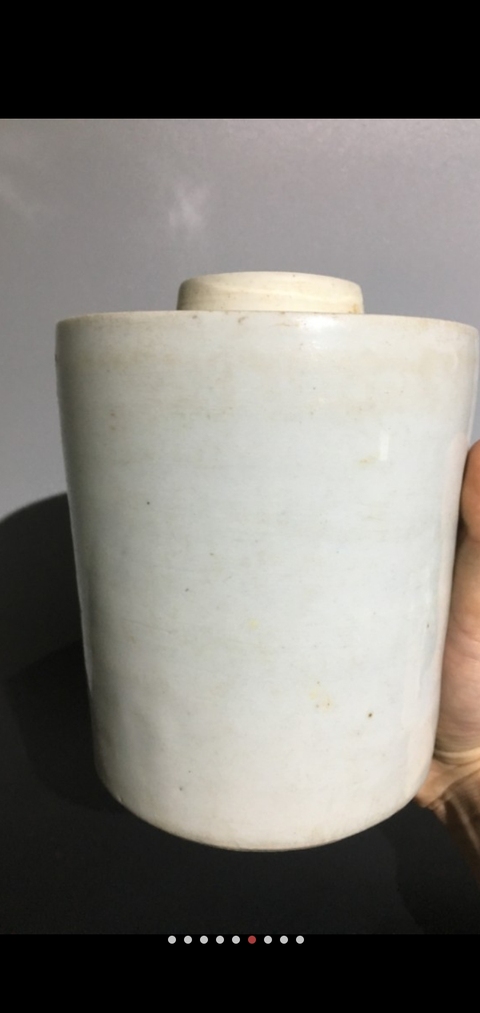 古玩陶瓷白釉罐拍賣,當前價格1999元
