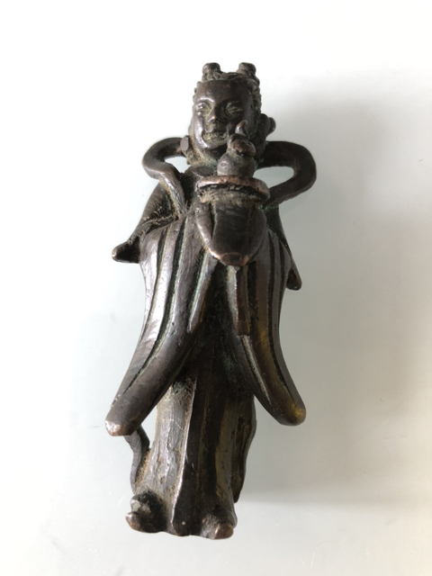 古玩銅器【明代】童子器人物造像拍賣,當前價格45000元