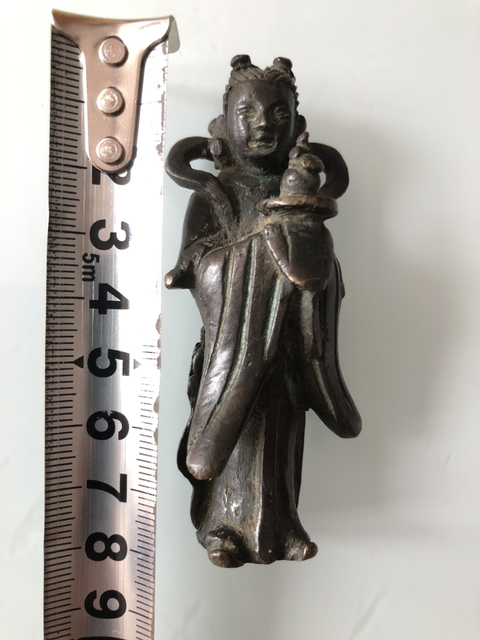 古玩銅器【明代】童子器人物造像拍賣,當前價格45000元