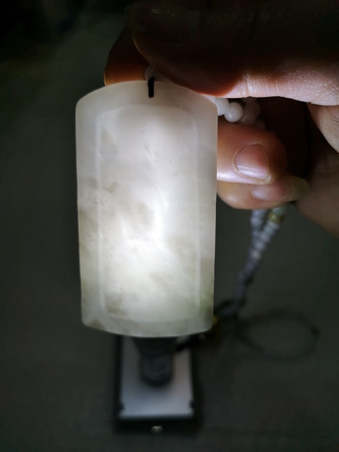 古玩玉器觀音牌子拍賣，當前價格750元