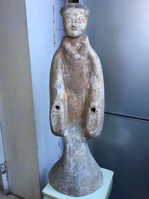 古玩陶瓷彩繪陶俑拍賣，當前價格12500元