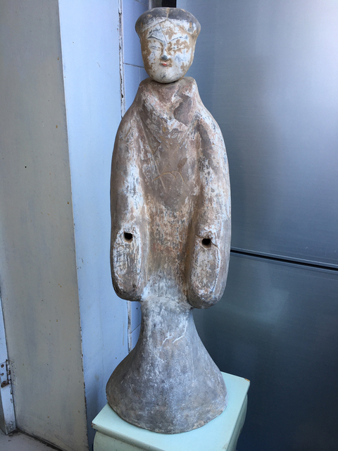 古玩陶瓷彩繪陶俑拍賣，當前價格12500元