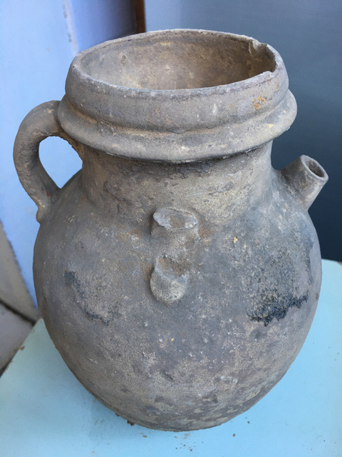 古玩陶瓷【盛唐】陶蓋器皿(原配蓋)拍賣,當前價格11000元