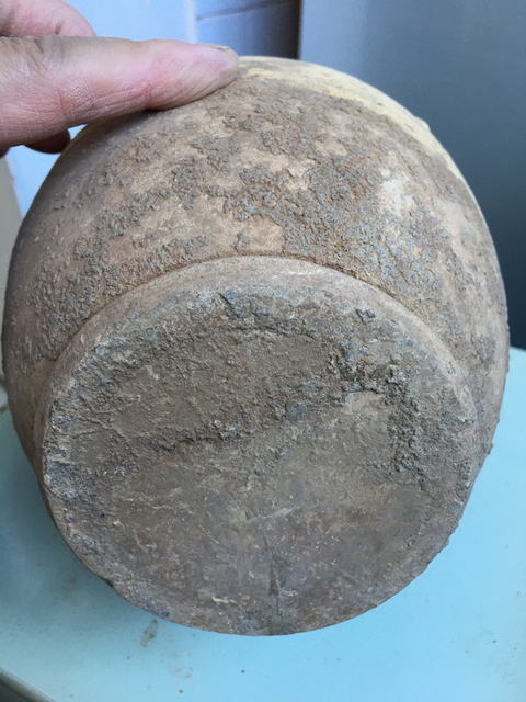 古玩陶瓷【盛唐】陶蓋器皿(原配蓋)拍賣,當前價格11000元
