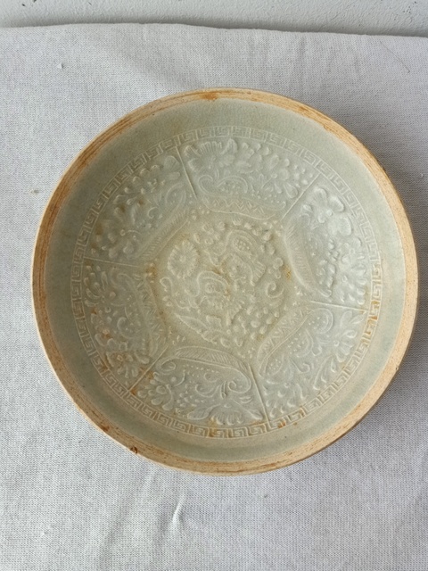 古玩陶瓷宋代鴛鴦花盤拍賣,當前價格25000元