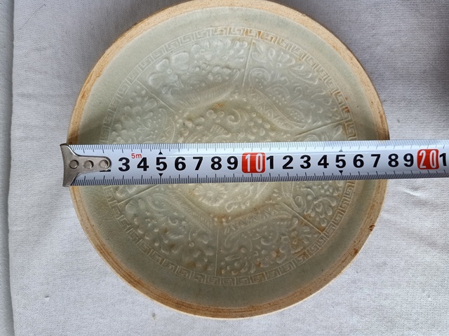 古玩陶瓷宋代鴛鴦花盤拍賣,當前價格25000元
