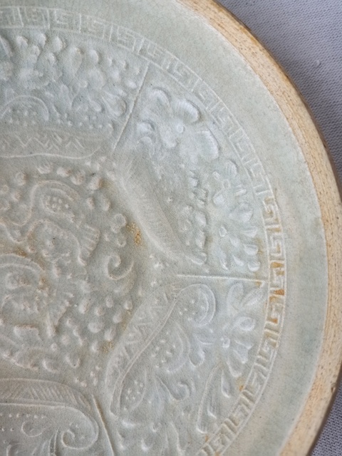 古玩陶瓷宋代鴛鴦花盤拍賣,當前價格25000元
