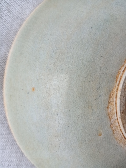 古玩陶瓷宋代鴛鴦花盤拍賣,當前價格25000元