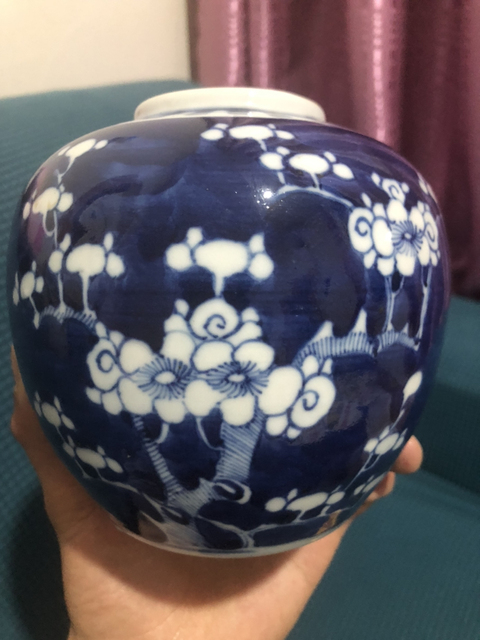 古玩陶瓷青花罐拍賣,當前價格1999元