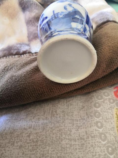 古玩陶瓷清晚期青花人物蓋瓶拍賣,當前價格888元