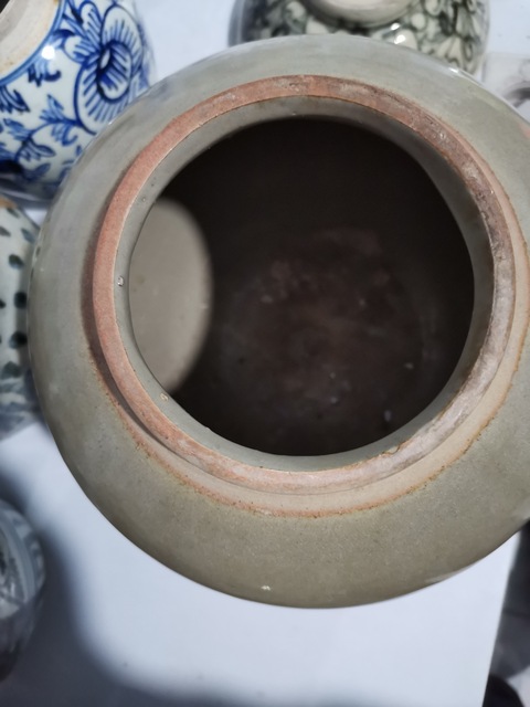 古玩陶瓷明晚清早期龍泉大罐拍賣,當前價格388元