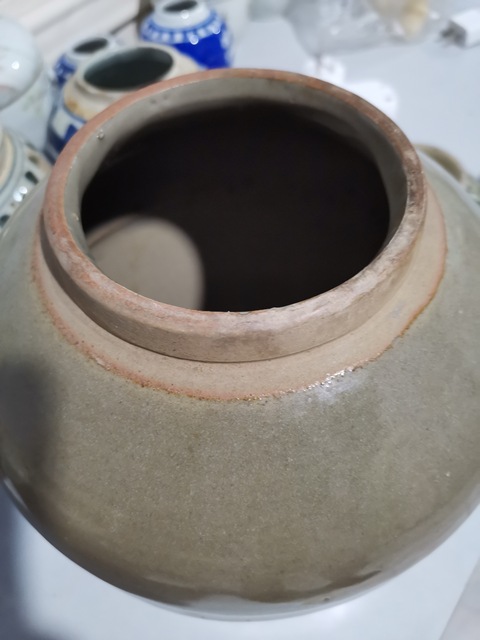 古玩陶瓷明晚清早期龍泉大罐拍賣,當前價格388元