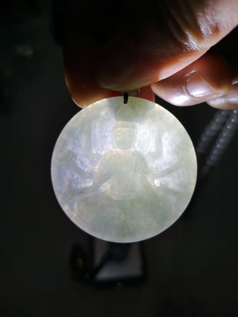 古玩玉器觀音拍賣,當前價格850元