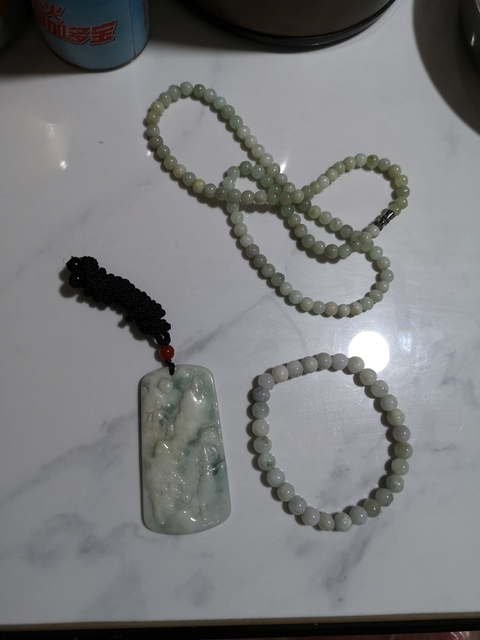 古玩玉器第九圖起三件一起，山水牌子拍賣，當前價格450元
