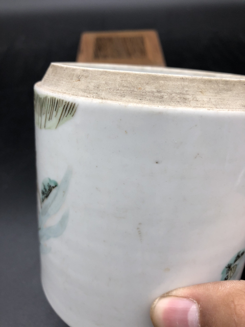古玩陶瓷粉彩人物缸拍賣，當前價格2000元