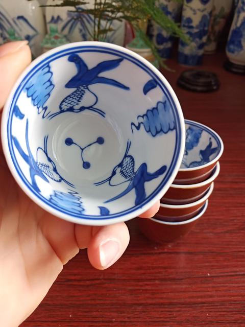 古玩陶瓷魚藻紋青花杯15/12/2025拍賣，當前價格2000元