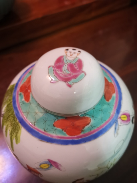 古玩陶瓷人物紋粉彩罐拍賣，當前價格4500元