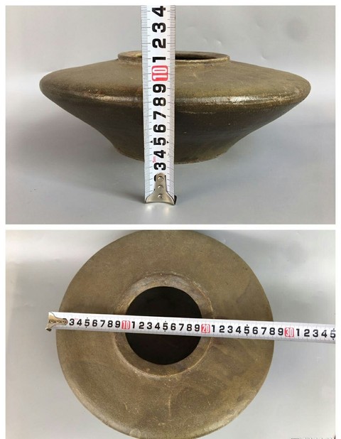 古玩陶瓷元代褐釉大罐（瓶）拍賣，當(dāng)前價(jià)格2800元