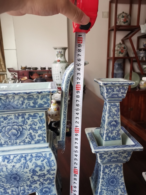 古玩陶瓷青花五供拍賣,當前價格25000元