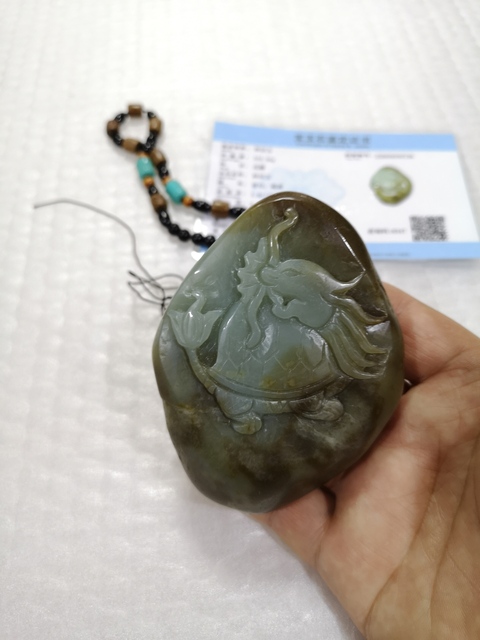 古玩玉器龍龜拍賣，當前價格220元