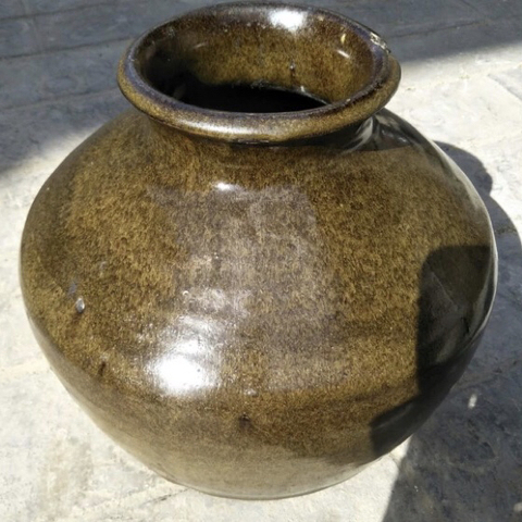 古玩陶瓷清茶葉末釉罐拍賣，當前價格280元