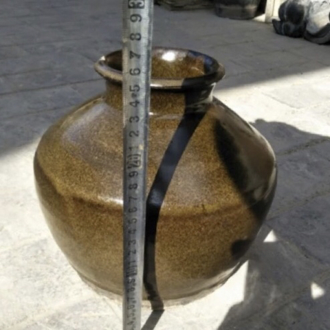 古玩陶瓷清茶葉末釉罐拍賣，當前價格280元