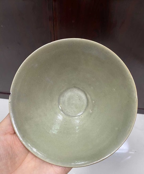 古玩陶瓷耀州窯青瓷斗笠盞2025/11/20拍賣，當前價格15000元