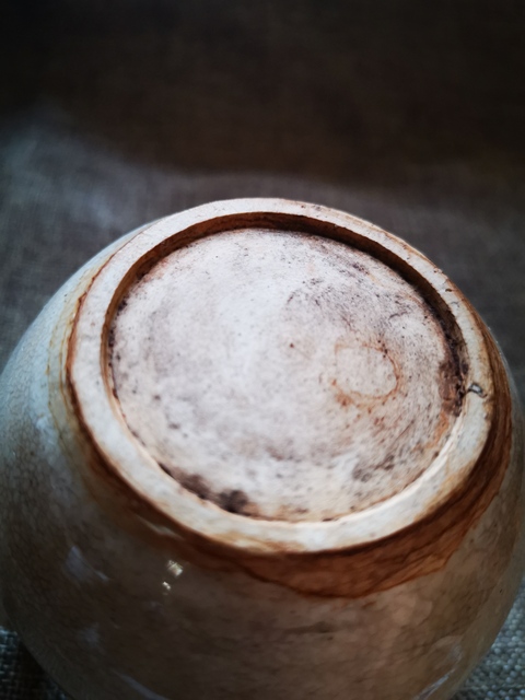 古玩陶瓷少見,白哥釉,花澆拍賣,當前價格999元