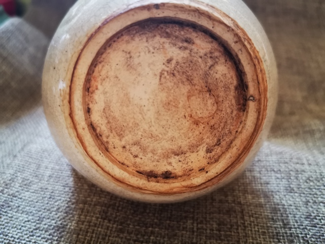 古玩陶瓷少見,白哥釉,花澆拍賣,當前價格999元
