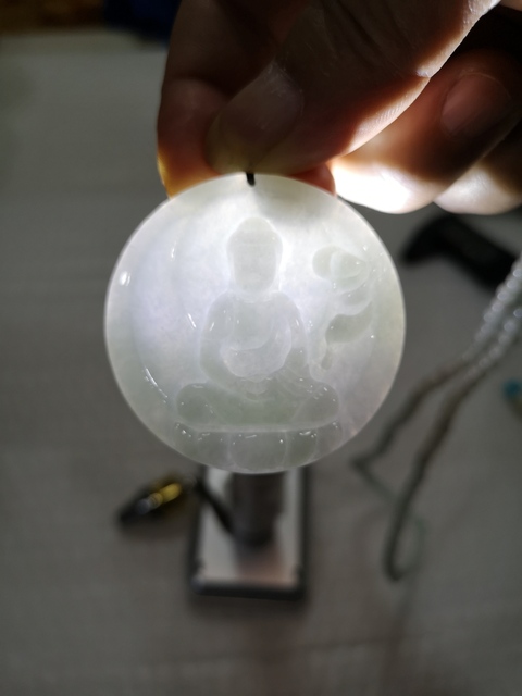 古玩玉器觀音拍賣,當前價格680元