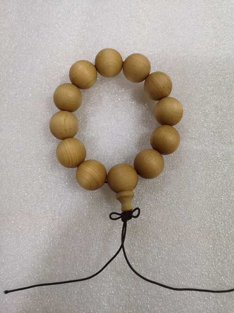 古玩雜項崖柏手串拍賣，當(dāng)前價格220元