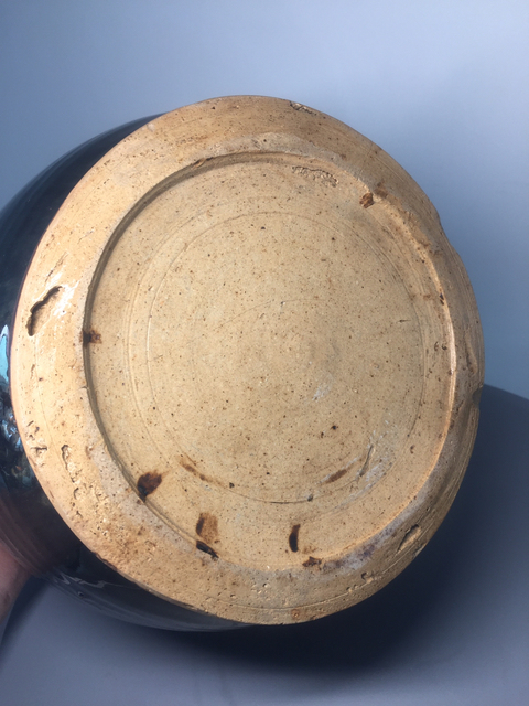古玩陶瓷黑釉尊拍賣,當前價格298元