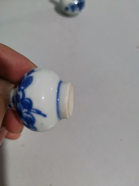 古玩陶瓷康熙青花天球瓶拍賣，當前價格980元