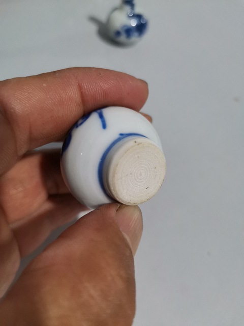 古玩陶瓷康熙青花天球瓶拍賣，當前價格980元