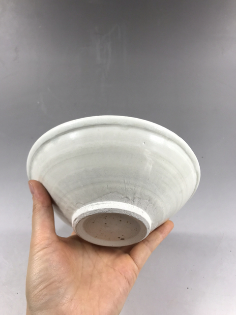 古玩陶瓷五代邢白厚唇大碗拍賣，當前價格6800元