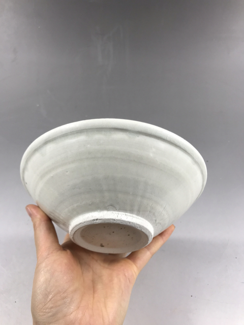 古玩陶瓷五代邢白厚唇大碗拍賣，當前價格6800元