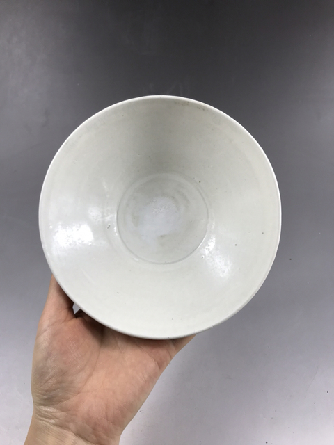 古玩陶瓷五代邢白厚唇大碗拍賣，當前價格6800元