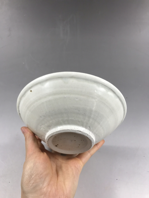 古玩陶瓷五代邢白厚唇大碗拍賣，當前價格6800元