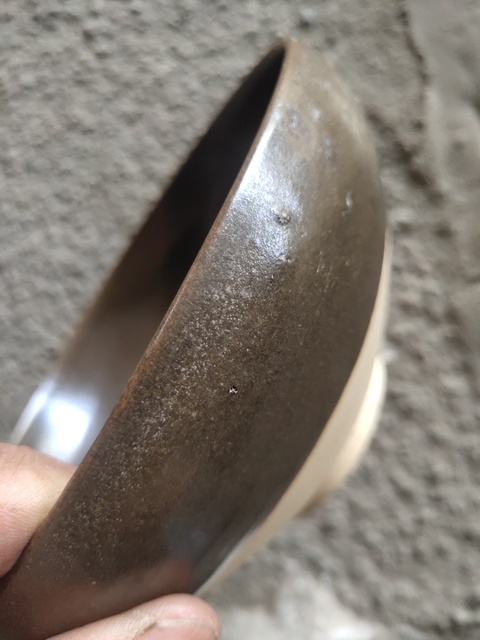 古玩陶瓷山西平陽窯茶葉末釉碗拍賣,當前價格1500元