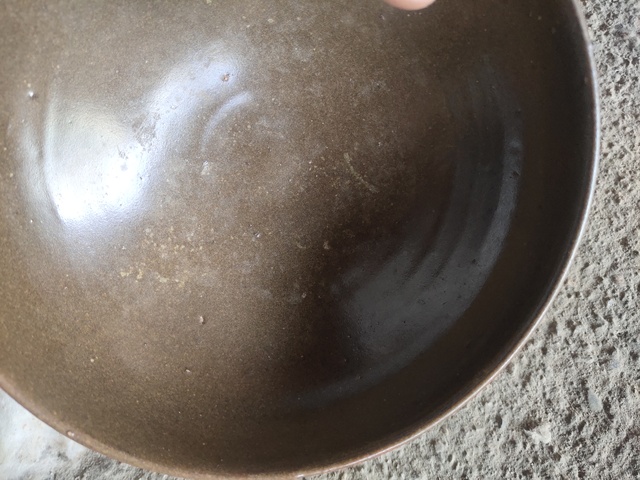 古玩陶瓷山西平陽窯茶葉末釉碗拍賣,當前價格1500元