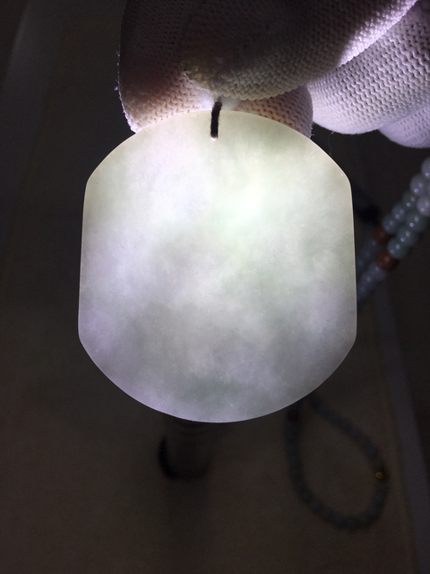 古玩玉器觀音牌子拍賣,當前價格680元