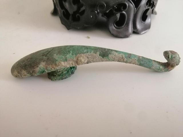 古玩銅器漢代?銅帶鉤拍賣,當前價格1000元