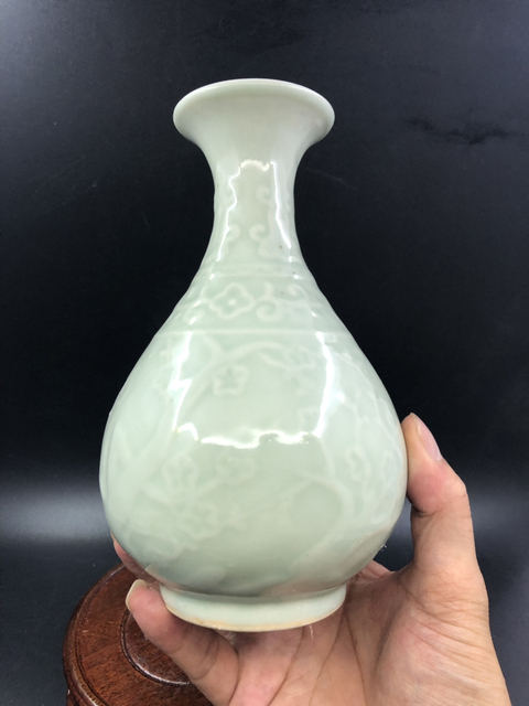 古玩陶瓷玉壺春瓶拍賣，當前價格860元