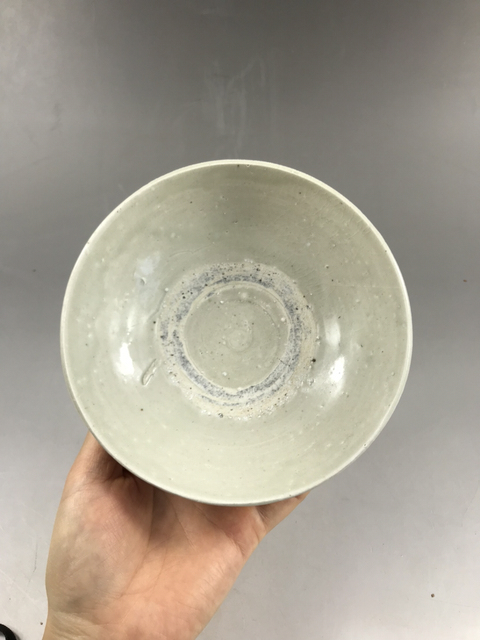 古玩陶瓷元代疊燒影青釉碗拍賣,當前價格999元