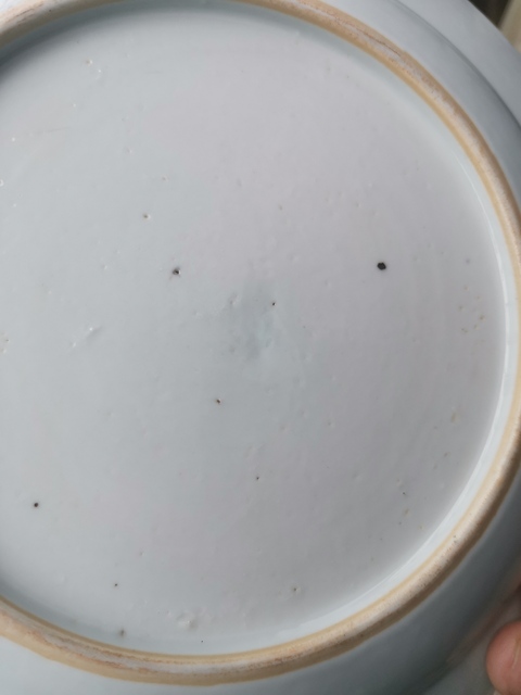 古玩陶瓷粉彩盤拍賣,當前價格3999元