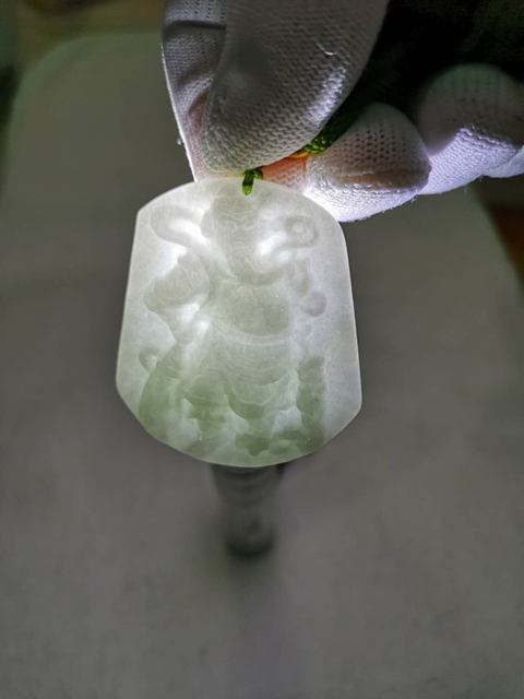 古玩玉器關公拍賣,當前價格450元