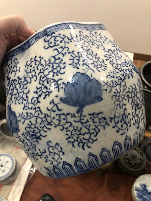 古玩陶瓷青花蓋罐拍賣，當前價格299元