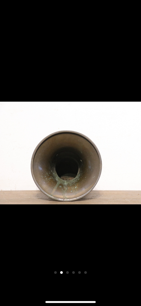 古玩銅器清代銅大花觚拍賣，當前價格6680元