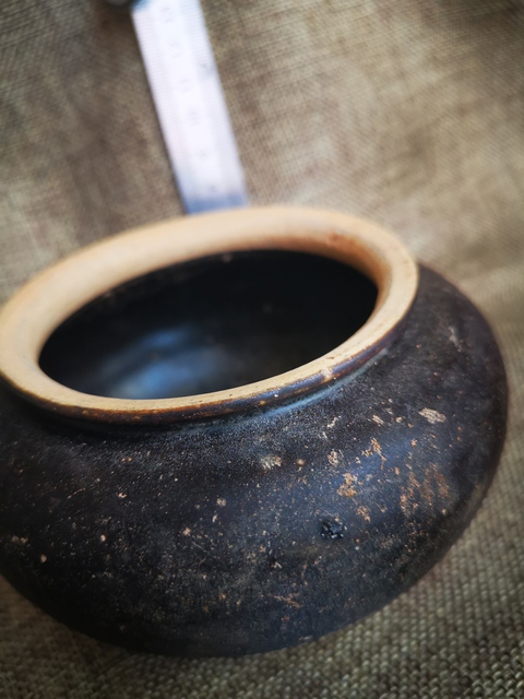 古玩陶瓷元代，吉州窯黑釉罐拍賣，當前價格2000元