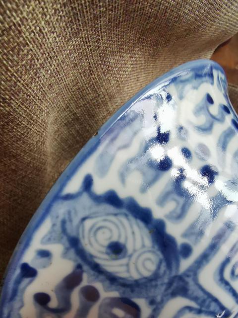 古玩陶瓷民國，青花碗拍賣，當前價格444元